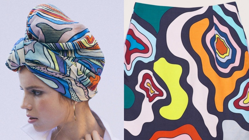 Eloise Rapp's scarf and a similar Gorman design