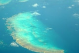 Great Barrier Reef aerial shot