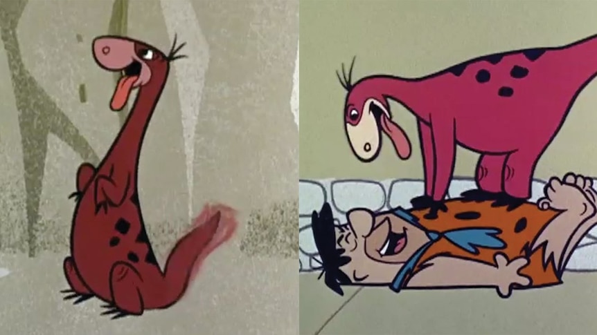 Dino, the dog-like dinosaur from the 1960s cartoon The Flintstones.