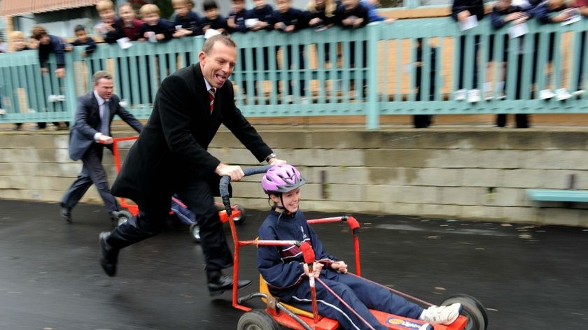 Tony Abbott outlined his plan to build roads during the election campaign.
