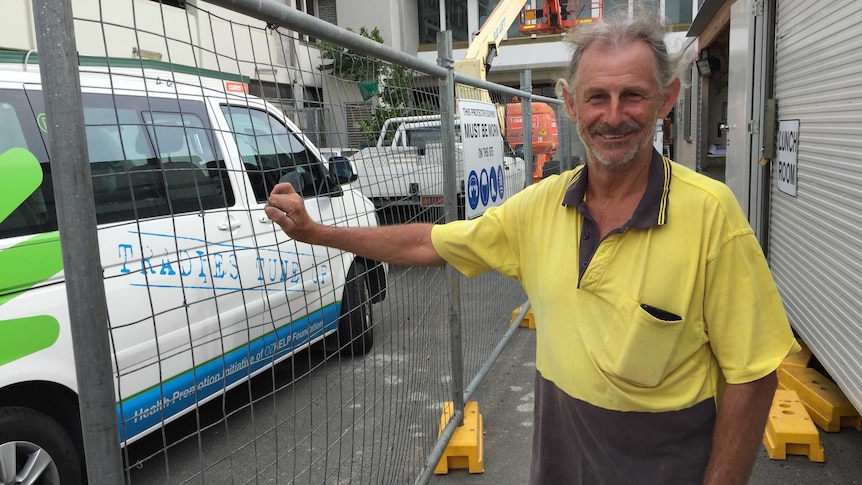 Photo of trade worker Paul Regan.