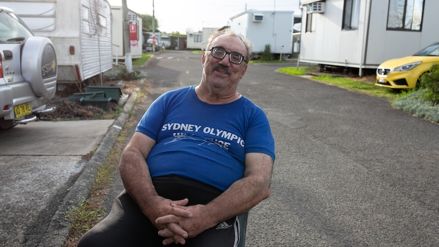 Andrew spent $40k on a European holiday. Then he moved into a Sydney caravan park
