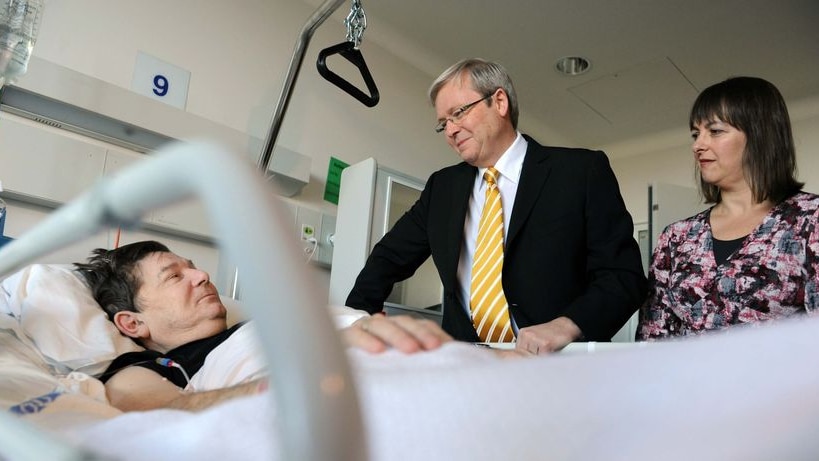 Prime Minister Kevin Rudd and Health Minister Nicola Roxon