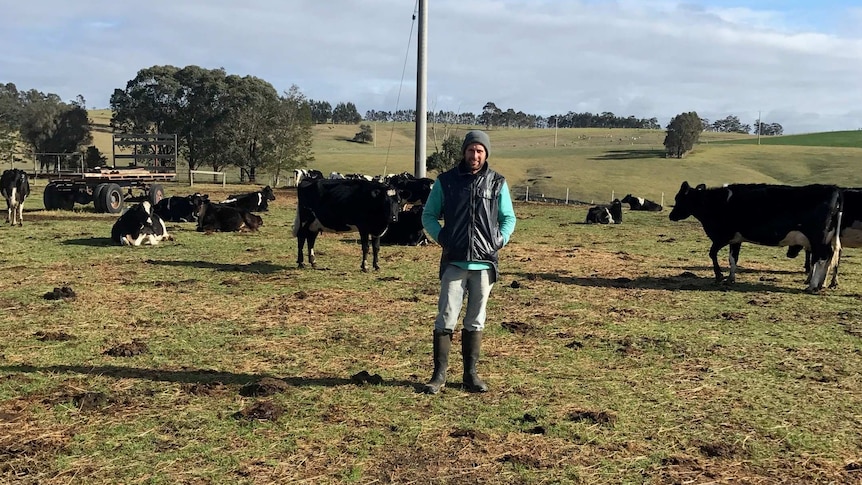 Orbost dairy farmer Dennis Reynolds