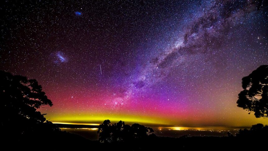 Aurora australis at Mt Baw Baw, Victoria