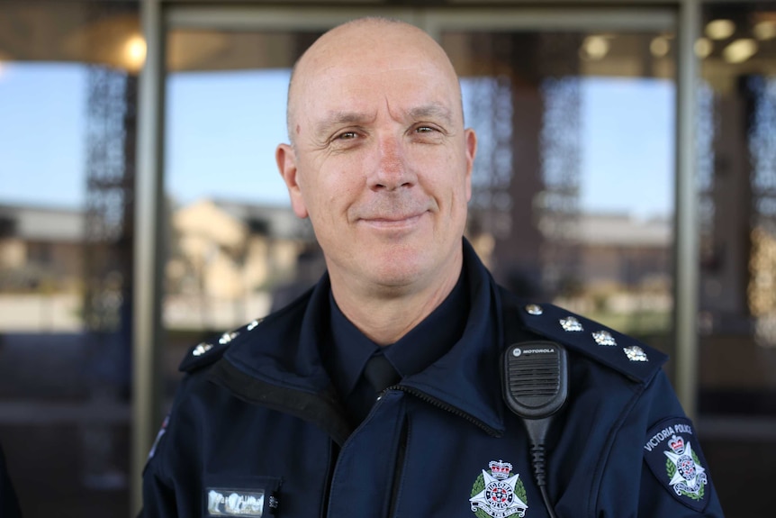 Portrait of Inspector Marty Allison, Wyndham Local Area Commander of Victoria Police