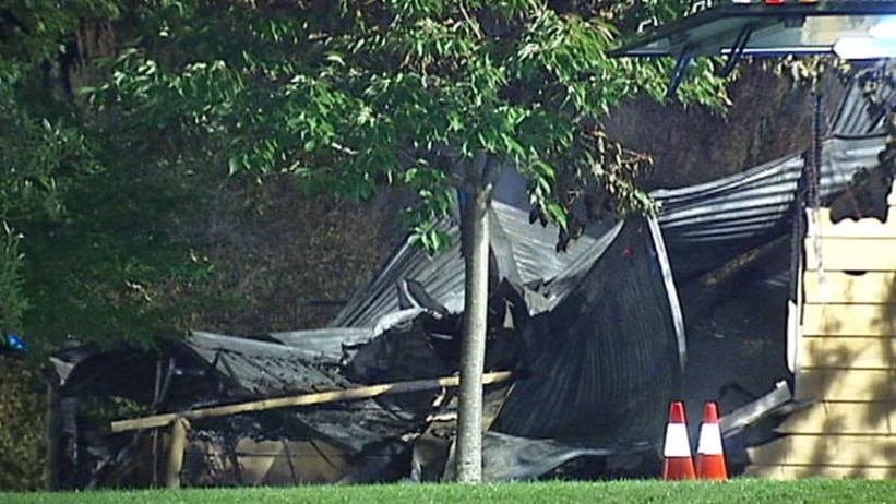 Police fear they may find a second body in the wreckage of the Mount Macedon house.