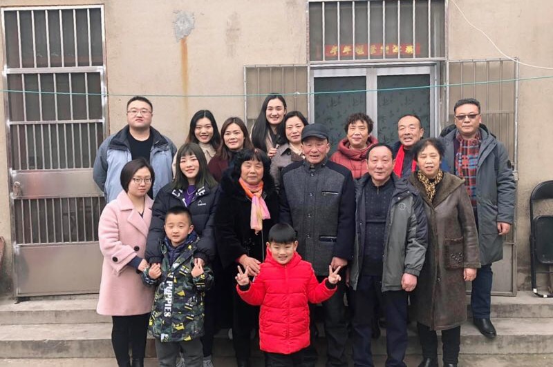 Lingshu Meng's extended family gathers to share a Lunar New Year meal at her mum's family home in Nanjing, China.