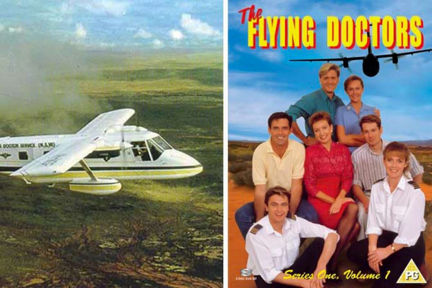 Television poster of The Flying Doctors.
