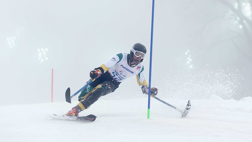 Toby Kane competes at the Paralympics