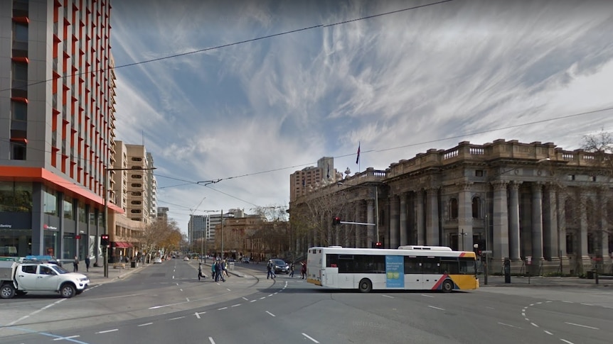 North Terrace intersection with King William Street