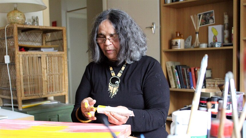 Gunditjmara elder Christina Saunders