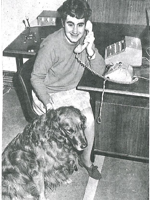 Merran Thurley and her first guide dog Boyd