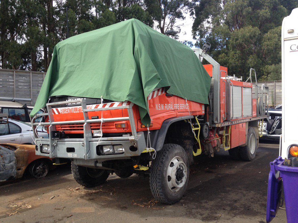 Four of five NSW firefighters injured in truck rollover in northwest