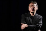 Kazuo Ishiguro photographed during an interview with Reuters.