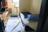 An overcrowded prison cell