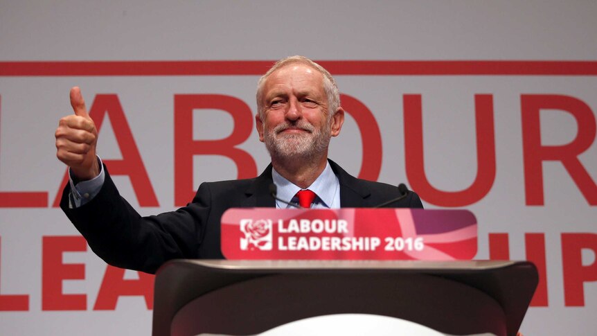 Jeremy Corbyn re-elected Labour Party leader