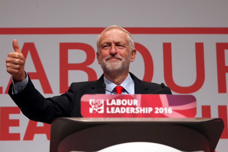 Jeremy Corbyn re-elected Labour Party leader