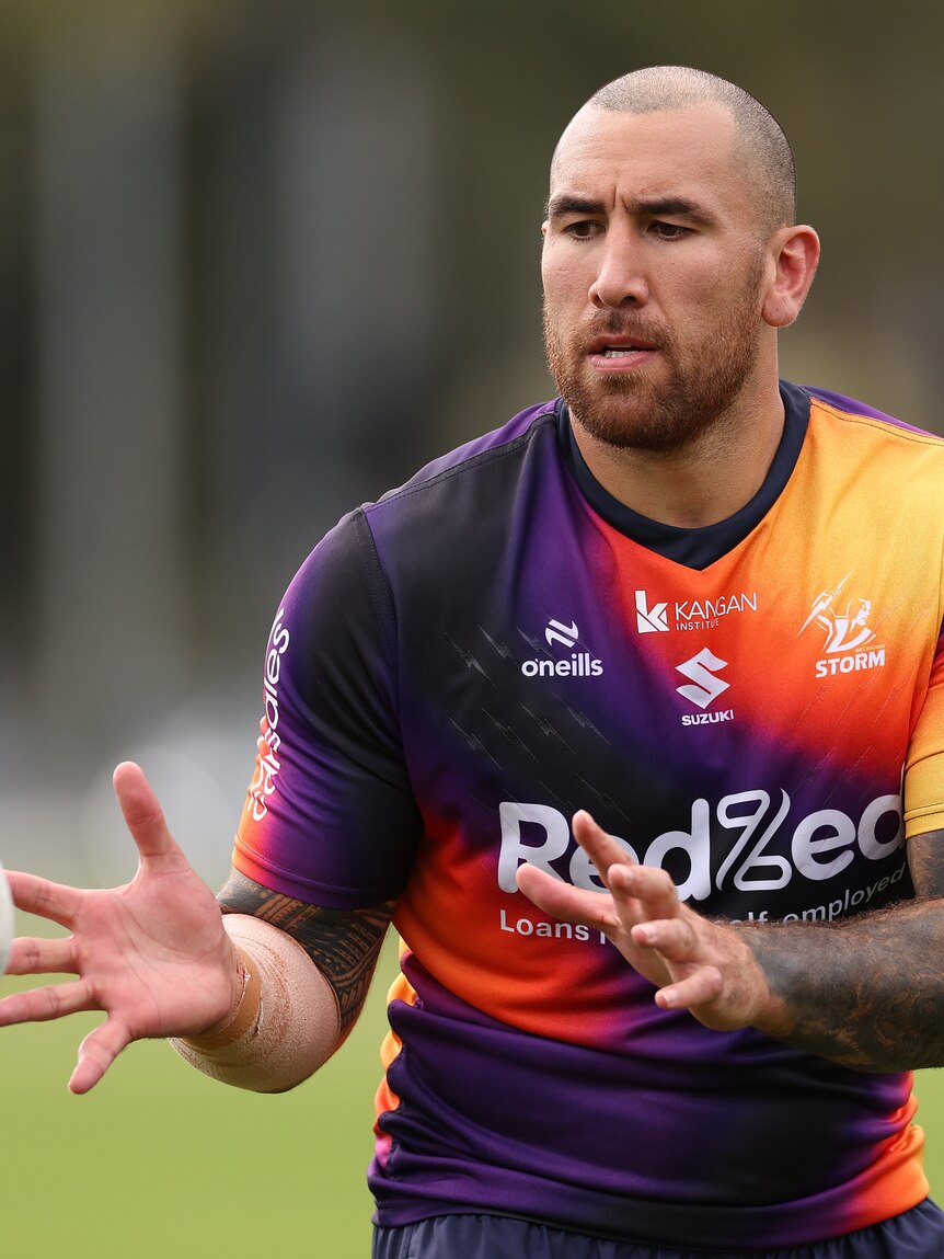 'I want to see out my contract': Nelson Asofa-Solomona commits to the Storm following NRL return