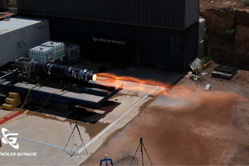 Testing on Gilmour Space Eris rocket