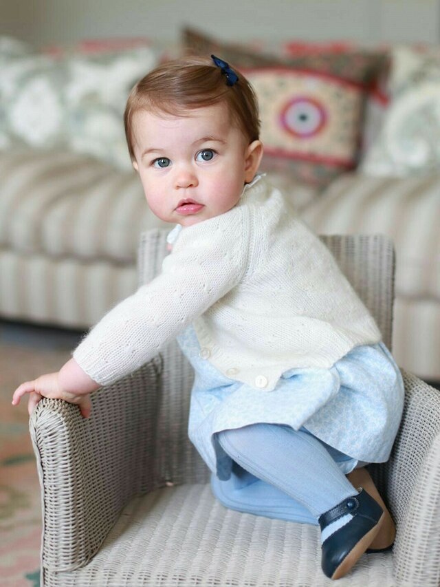 Princess Charlotte ahead of her first birthday