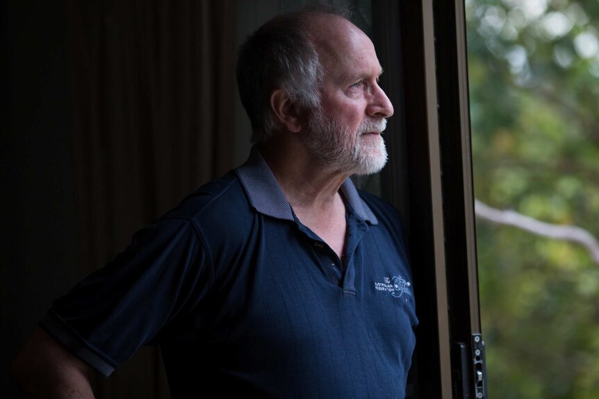 Peter Gray looks out on his disappearing community.