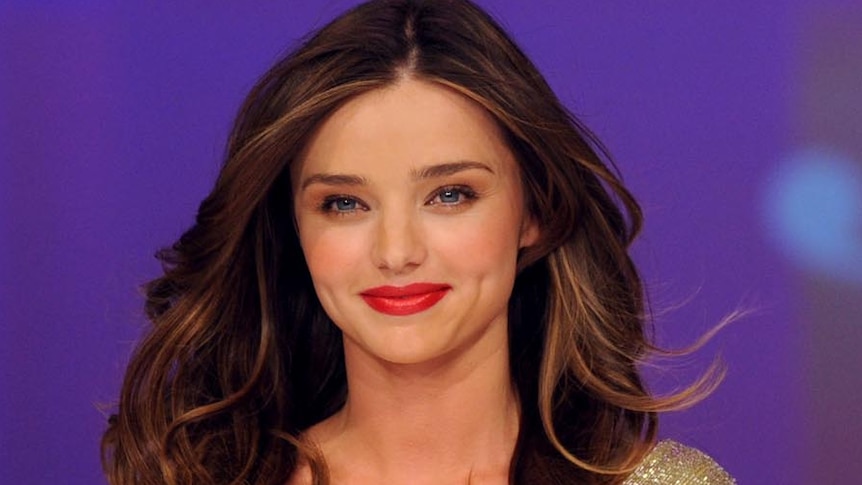 Miranda Kerr on the runway in Sydney