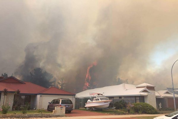 An emergency warning has also been issued for people in the western part of Ellenbrook