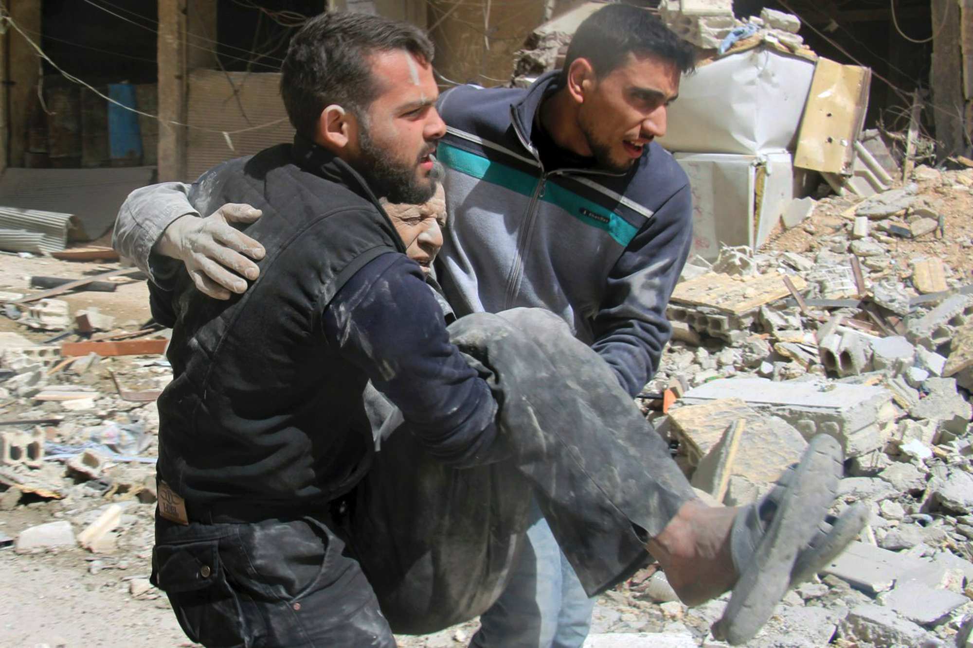 Rocket attack on market in Syrian capital kills 35 people, state media ...