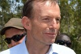 Opposition Leader Tony Abbott at the Garma Festival in Gove