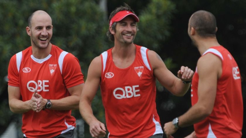 Birds of a feather...Kennelly is back in Sydney after a year in Gaelic football. (file photo)