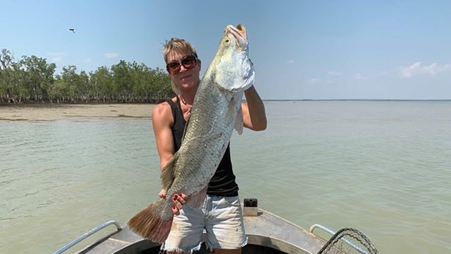 A Darwin woman with a solid barra