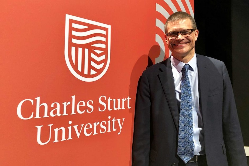 Charles Sturt University's Vice Chancellor, Andrew Vann