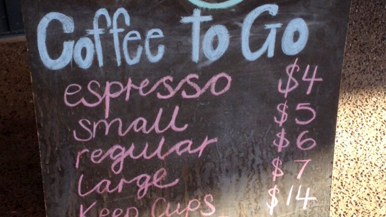 Expensive coffee in Karratha