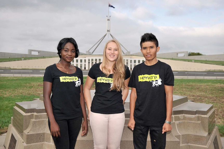 Heywire winners at the 2014 Youth Issues Summit in Canberra