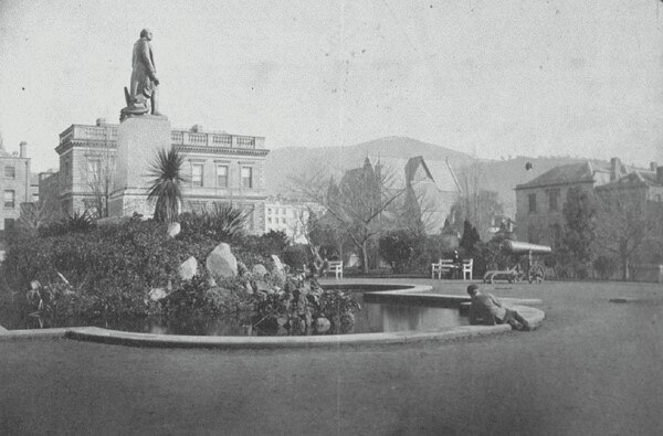 Franklin Square, Hobart, between 1880 and 1890