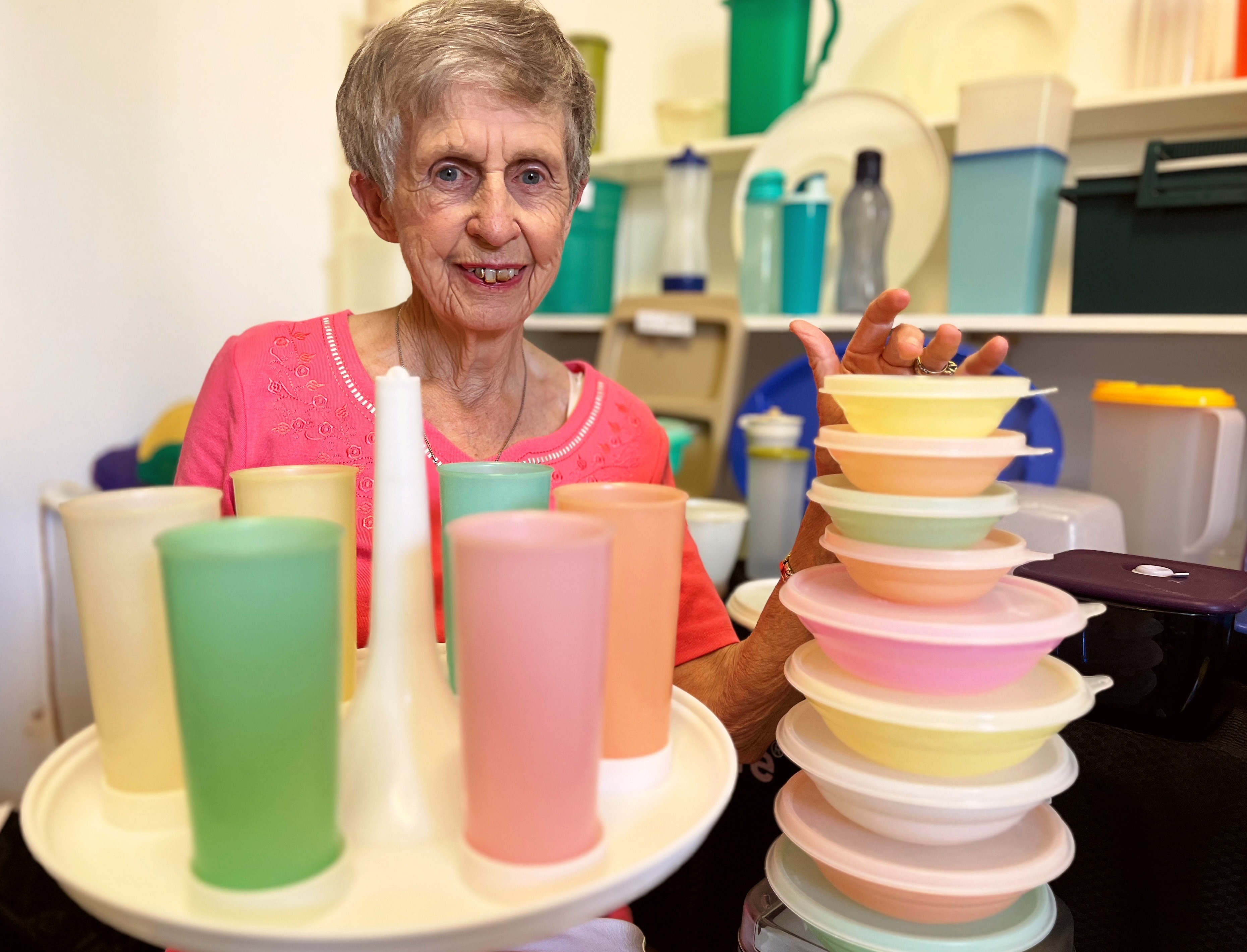 'It took us around the world': Margaret's 57 years as a 'Tupperware lady'