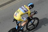 Chris Froome rides in stage nine of Tour de France