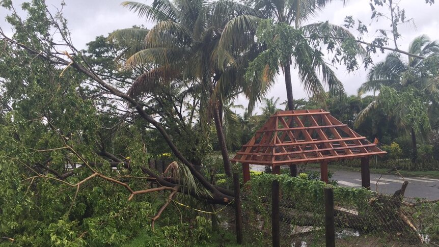 Cyclone Winston - Photos from the Hilton resort show aftermath of storm