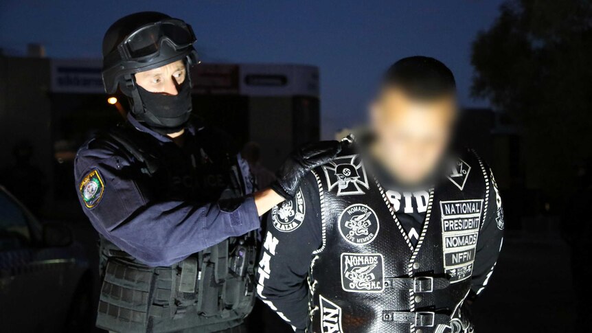 One of 17 Nomads members arrested as part of Strike Force Raptor