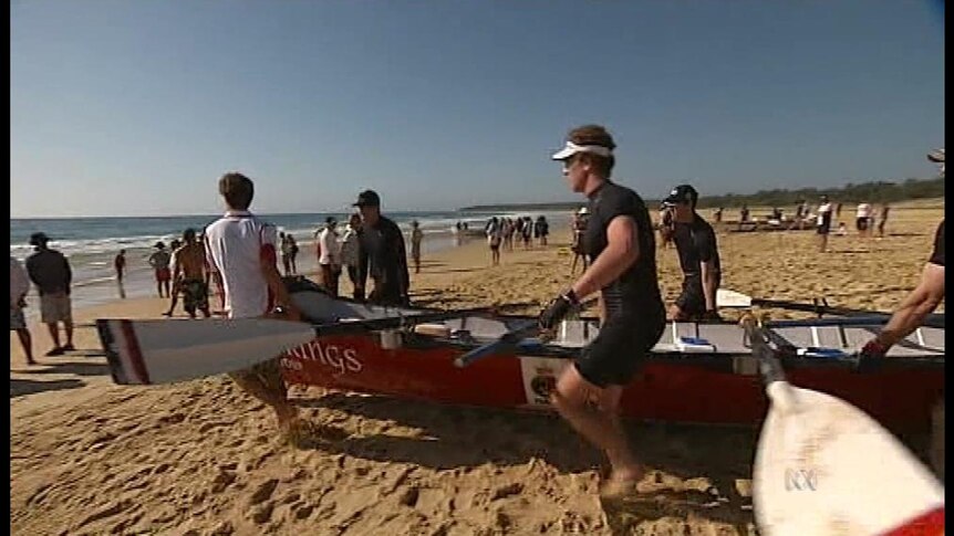 Canberra's surfboat team surprises pack