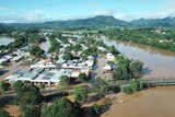Flood waters from Tweed River inundating South Murwillumbah businesses and homes
