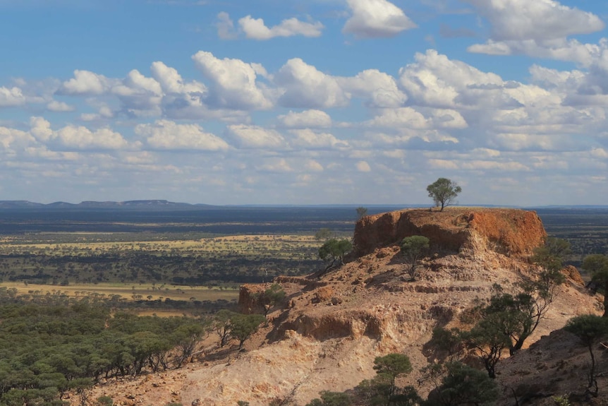 View from Mount Slowcombe near Yaraka.