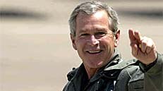 US President George W Bush