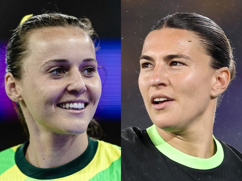 Matildas coy about star duo's chances of facing China in Asian Cup semi