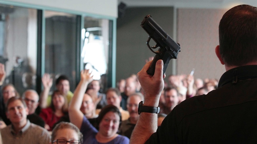Teachers learn about concealed guns