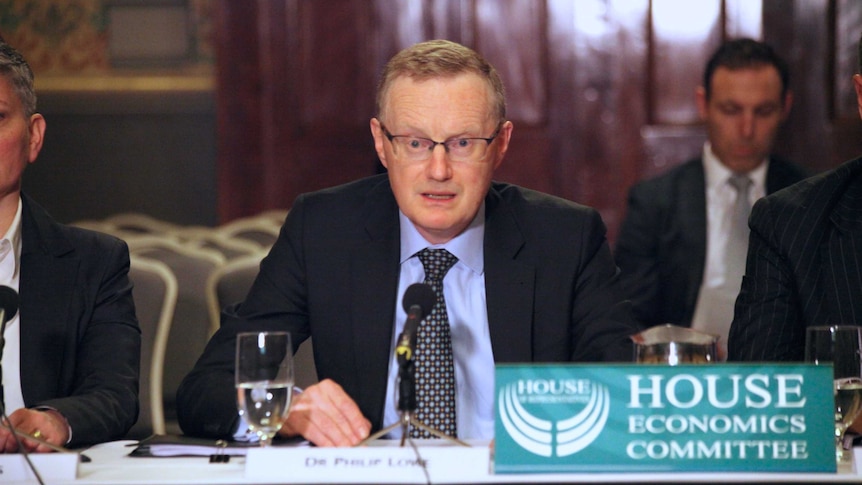 RBA governor Philip Lowe address House Economics Committee.