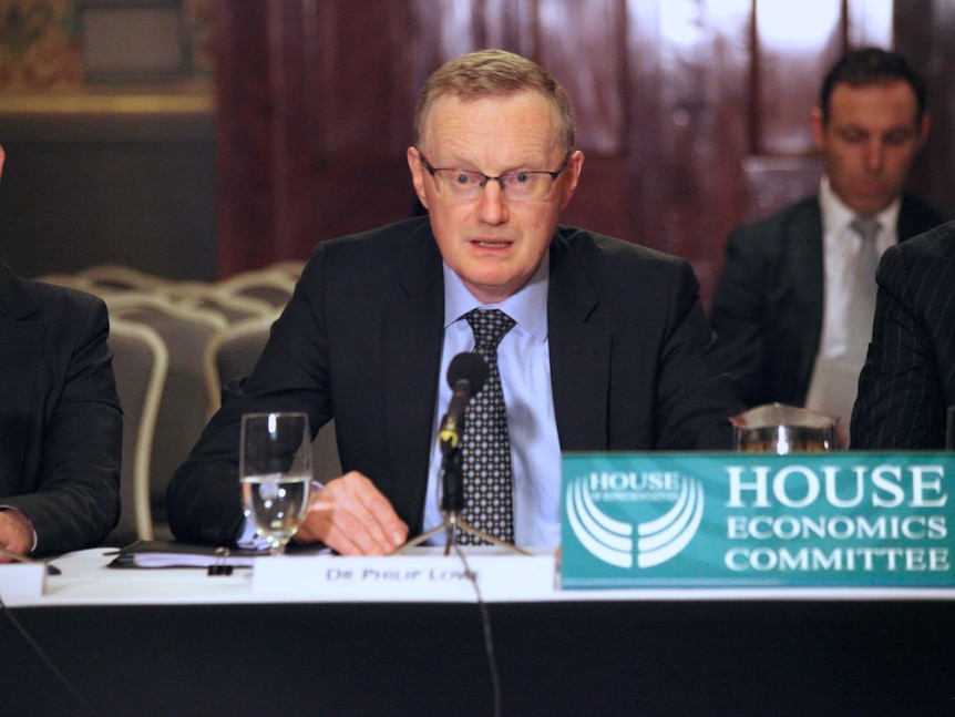 RBA governor Philip Lowe address House Economics Committee.