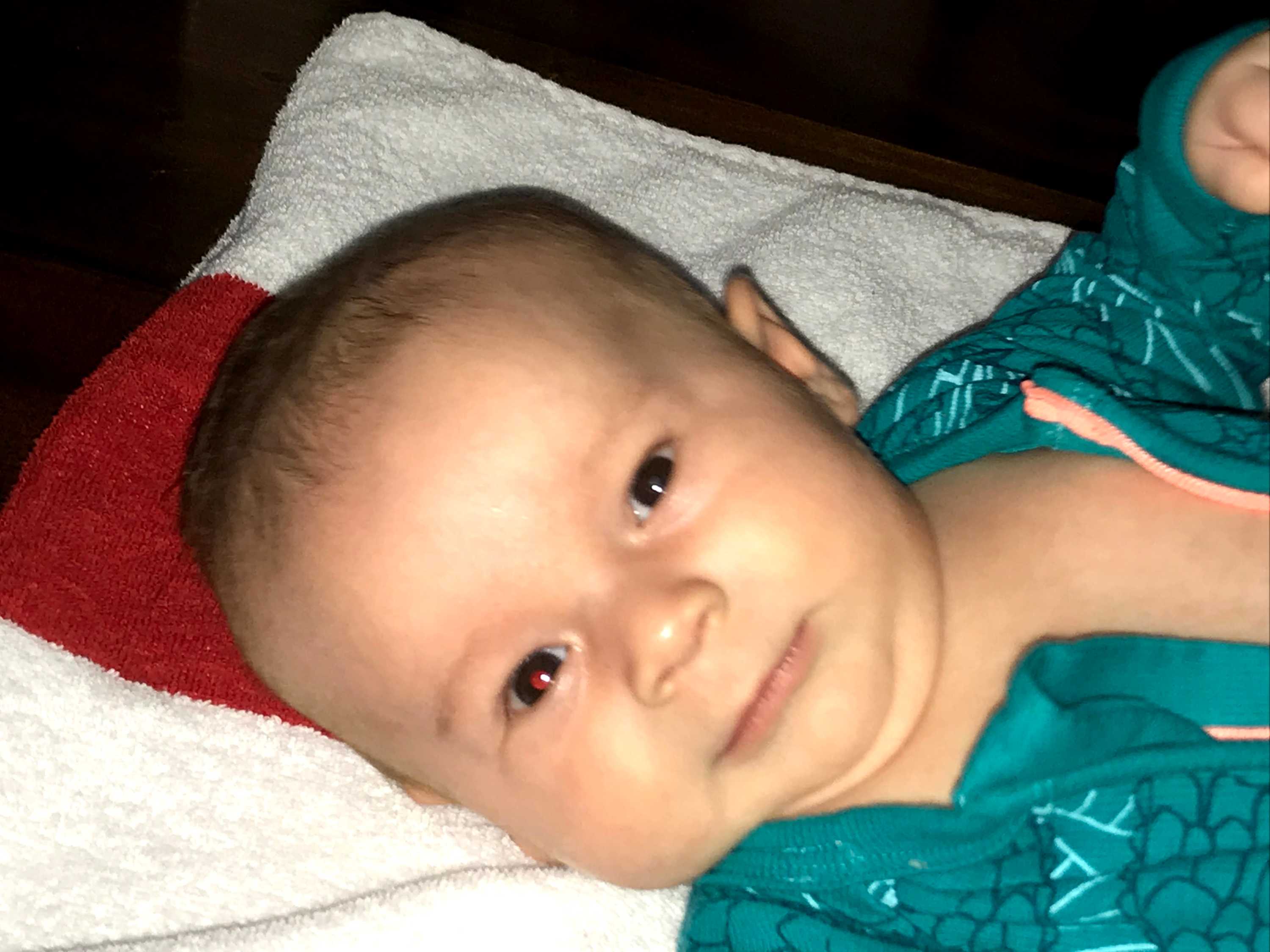 We don't expect newborns to have cataracts, but looking for warning