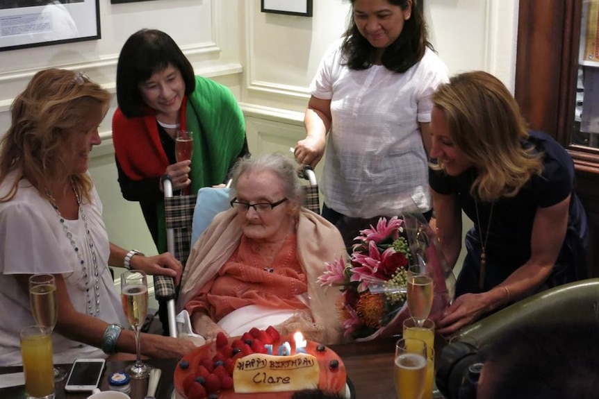 Journalist Clare Hollingworth celebrates her 105th birthday.